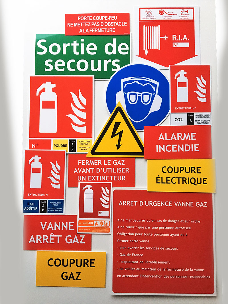 Affiche - Alarme d'incendie – Affiche Expert